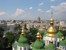 Die Innenstadt von Kiew