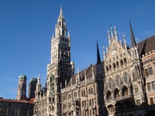 Das neue Rathaus in München