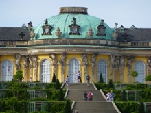 Das Schloß Sanssouci in Potsdam